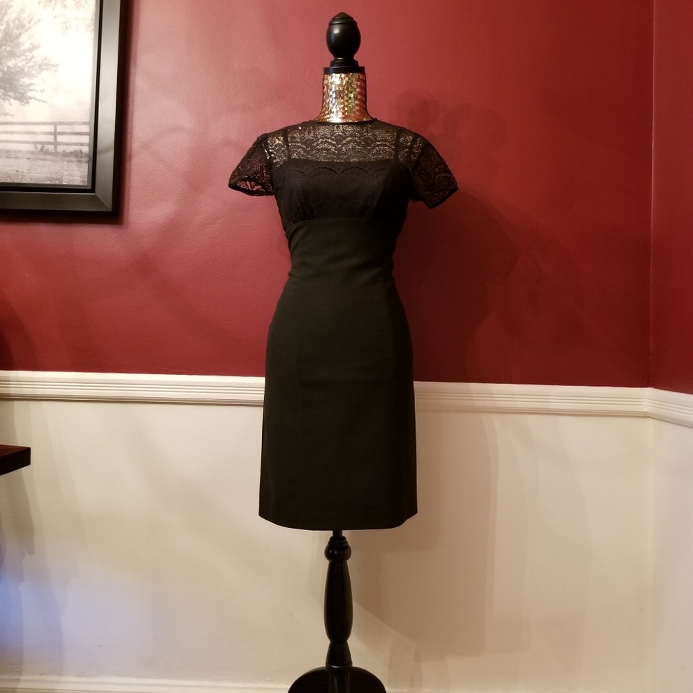 The Limited Lace Top Pencil Dress